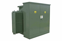 1 MVA Pad Mount Transformer - 11000V Delta Primary, 433Y/250 Wye Secondary - KNAN/Bell Green