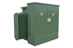 1 / 1.12 MVA Pad Mount Transformer - 34500V Delta Primary, 208Y/120 Grounded Wye Secondary - KNAN/Bell Green