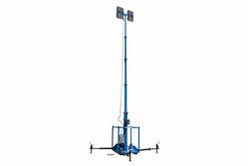 1920W High Intensity LED Light Plant - 30' Electric Mast, (4) LED Lights - 8kW Diesel Generator, 230V 50Hz