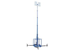 1920W Hydraulic LED Light Tower - 8' to 30' - (4) LED Lights, 6kW Diesel Generator -Skid Mount