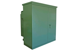 1 MVA Pad Mount Transformer - 13800V Delta Primary, 400Y/231 Wye-N Secondary - Copper, ONAN/Bell Green