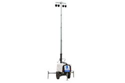 25' Telescoping Mobile Security Tower - 7.5 kW Diesel Gen - 2TB NVR - Router/4G Hotspot, No Cameras