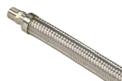 10" Hazardous Location Stainless Steel Flex Coupling - C1D1, C2D1 - 1/2" NPT Male/Male - ATEX/IECEx