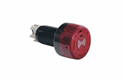 Explosion Proof LED  Indicator Light and Buzzer Alarm - Red - 10-28V AC/DC - DB Mount, NEMA 7