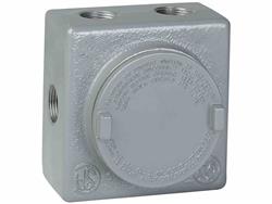 Explosion Proof Junction Box - C1D1, C2D1 - (6) Circuit Terminal Strip - (4) Hubs - Backplate