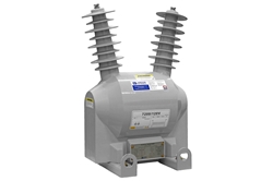 15 KV Potential Transformer, Dry Type - 12470Y/7200 Grounded Wye Primary, 120V Secondary, Class 0.3, WXMY, Dual-Bushing, Light Grey