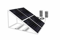 Hazardous Location Solar Panels w/ Batteries - C1D2, 24V - (4) Panels, (4) Batteries - Skid Mount