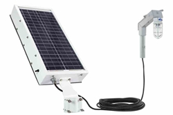 Solar Power LED Hazardous Location Light - C1D2 - Stanchion Mount - 8' SOOW Cord