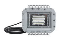 Explosion Proof 70 Watt Low Profile LED Light Fixture - 6000 Lumens - Class 1 Division 1 & II, 10M Cord
