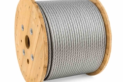 Galvanized Guy Strand, EHS Grade, 7/16" Diameter, 7-Strand, Supplied on Spool