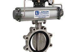 Pneumatically Actuated Butterfly Bleed Valve - 8-Inch - 316 Stainless Steel - Wafer Type