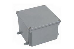 General Purpose Junction Box - 8" x 8" x 4" - Powder Coated Steel Construction - NEMA 1