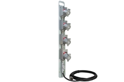Explosion Proof 4 Outlet Extension Cord - (4) Outlets - 20A Continual Service - 10M 12/3 SOOW Cable