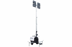 *RENTAL* 30' Mobile LED Light Tower - (4) LED Lights, Dusk-to-Dawn - 6kW Diesel Gen, 60 Gal Fuel Capacity