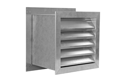 12" Hazardous Location Exhaust Fan - C1D2 - 300 CFM - Mechanical Louvers - Wall Mount - Group B Hydrogen