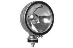 100 Watt Halogen Off Road Lights - Chrome - Stud Mount - 1 Pair - 6 inch Round
