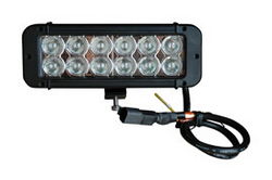 LED Light Emitter - Blue, Red, Green, or Amber LEDs - 12 LEDs - 36 Watts - 9-42V - 2160 Lumen