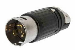 California Standard CS8365C, Twist-Lock 50-Amp Male Plug, 250V Delta 3PH 3P4W, IP20