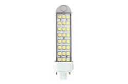 10 Watt LED Bulb - G24 Base - 24 LEDs - 675 Lumens - Non Dimmable - 120-277V - LED24LED-CFL26