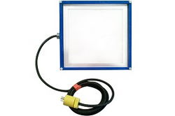 18 Watt LED Flood Light - 1X1 LED Panel - Daisy Chain Connection - Delrin Frame - D-Rings - 120-277V