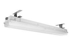 56W Hazardous Location Light Fixture, Non-Metallic, 2 LED Lamps, Adjustable Aluminum Wall Mount, Corrosion Resistant, Marine Application, C1D2/C2D2