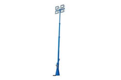 Explosion Proof 25 Foot Telescoping Light Mast - Four Low Voltage 150 Watt LED Lights - C1D1 - 24VDC