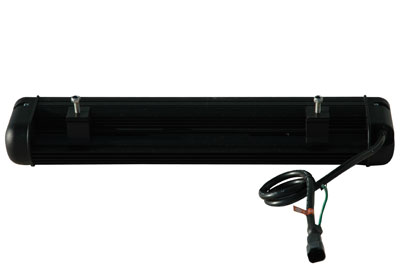 This photo shows the LEDP10W-100E shows the two adjustable stainless steel mounting brackets.